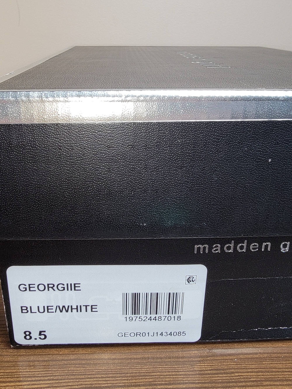Madden Girl Women's Blue Gingham Strap Sandals - Size 8.5 - Picture 5 of 5